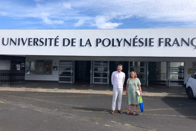 Rémi Breton, conseiller en développement, et Biba Fakhouri, vice-doyenne à l’innovation et à la formation continue.