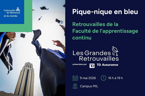 Pique-nique en bleu : Retrouvailles de la Faculté de l’apprentissage continu