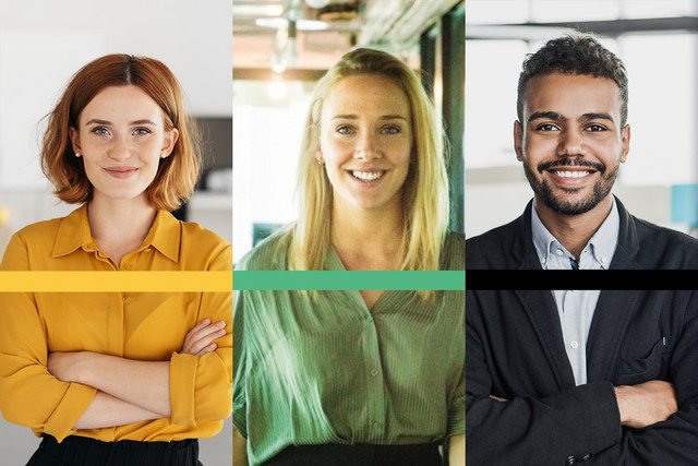 Trois niveaux de la formation Lean Six Sigma : ceinture jaune, ceinture verte et ceinture noire